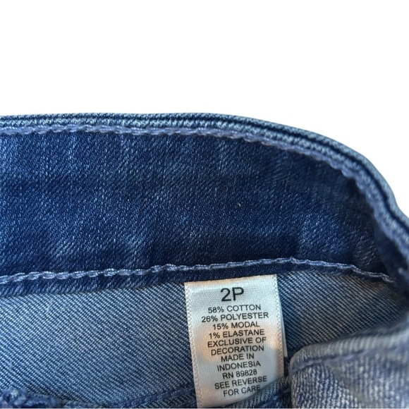 Women's Martha Stewart  Blue Patchwork Jeans 2P - Picture 4 of 9